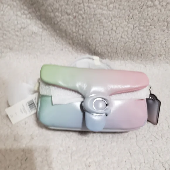 COACH Pillow Tabby Ombré Leather Shoulder Bag 18 - Picture 2 of 10